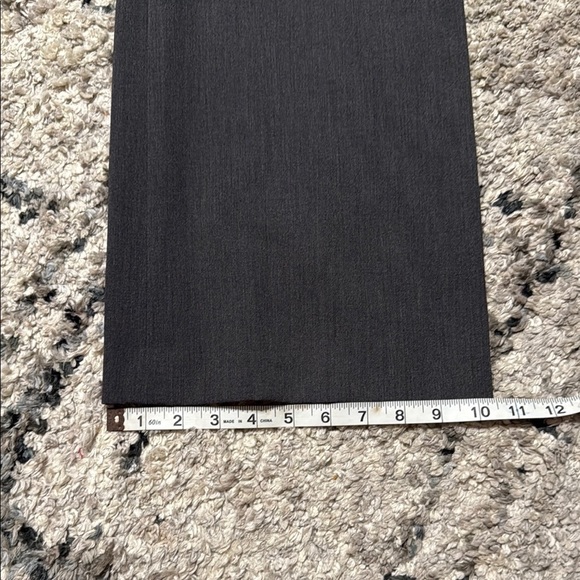 MATERNITY LOFT PANTS  Gray Dress Straight Flare - Picture 7 of 11